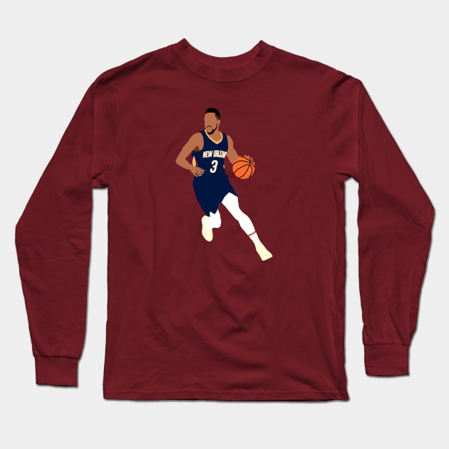 CJ McCollum Long Sleeve T-Shirt by islandersgraphics